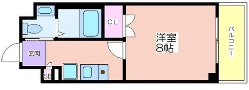 シプレス【3階】の間取り