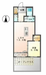 ディアトリMAY【1階】の間取り