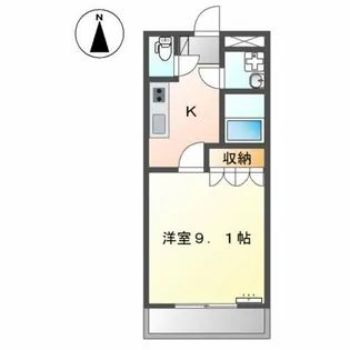 サニープレイス【2階】の間取り