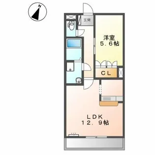M COURT 1【3階】の間取り
