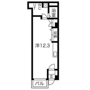 北通ハイツ【1階】の間取り