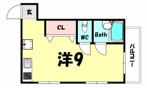 Four Seasons Hatazuks【1階】の間取り