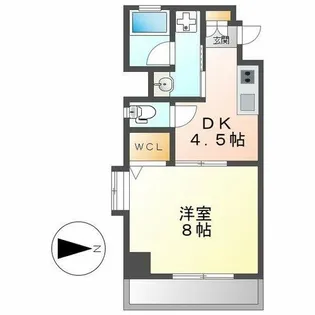 プロビデンス栄南【2階】の間取り