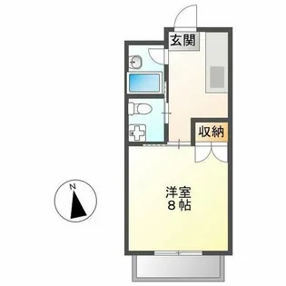 メゾン ラ・テール【3A号室】の間取り