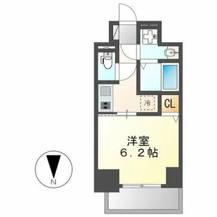 S-RESIDENCE上飯田West【405号室】の間取り