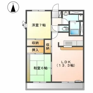 プロニティ五反田【2階】の間取り
