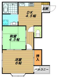 サン山口【2階】の間取り