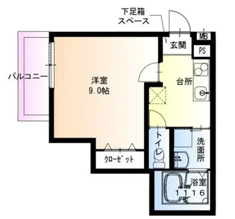 兵庫県宝塚市光明町【アパート】の間取り