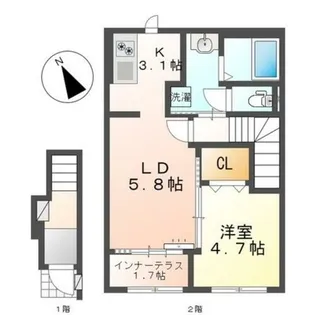 エテルネル8【2階】の間取り