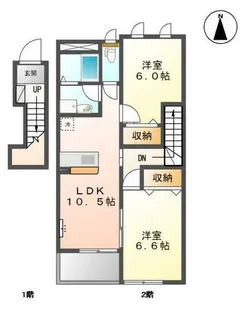 フィオーレ【2階】の間取り