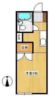 ヤングコア昭和【102号室】の間取り