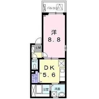 兵庫県尼崎市瓦宮1丁目【アパート】の間取り