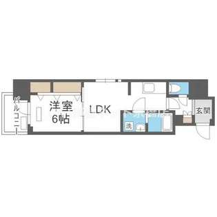 プレサンス心斎橋ニスト【12階】の間取り