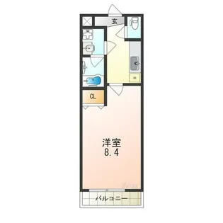フィオーレ 東上野芝【1階】の間取り