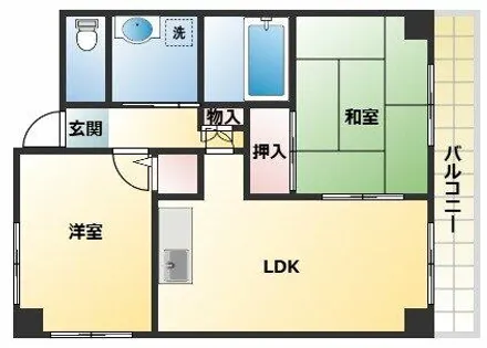 ボナールデト【3階】の間取り