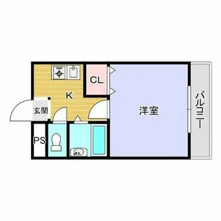 クラトン平野【3階】の間取り