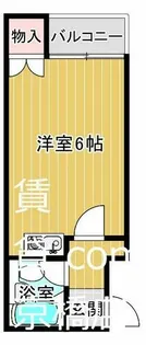 富尾マンション【1階】の間取り