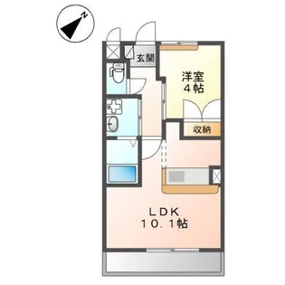 エルシオン【2階】の間取り