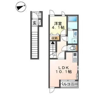 シャルマン【2階】の間取り