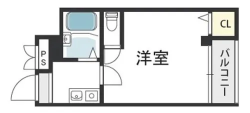 ロイヤルメゾン生野【2階】の間取り