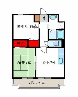 パストラルタツミ【2階】の間取り