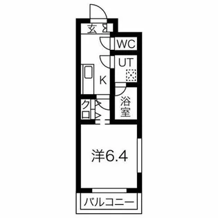 Sky Court Premier【1階】の間取り