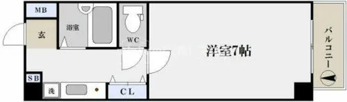 U-ro大国【3階】の間取り