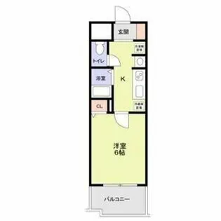 シティアリーナ阿波座西【2階】の間取り