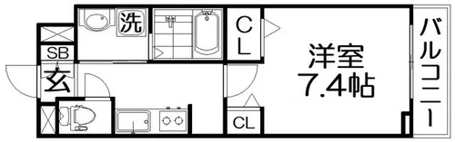 プリムローズ【2階】の間取り