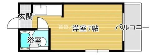 渡辺マンション【1階】の間取り