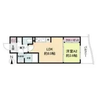 セレニテ北久宝寺【12階】の間取り