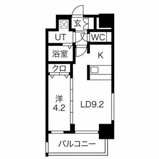 ファステート名古屋ラプソディ【4階】の間取り