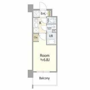 エスリード上前津LIVIA【4階】の間取り