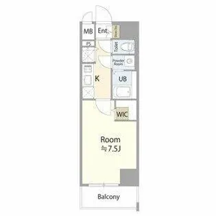 エスリード上前津LIVIA【10階】の間取り
