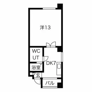 パークサイドオザワ【7階】の間取り