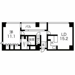 IZUMI1【12階】の間取り