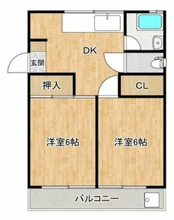 第一伏田マンション【2階】の間取り