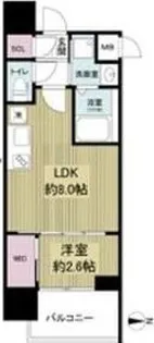 セレニテ本町東リアン【9階】の間取り