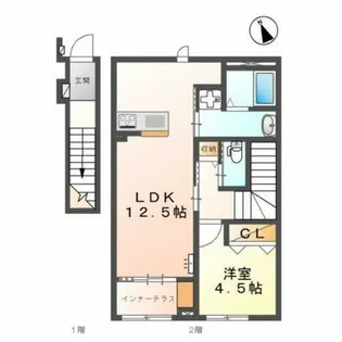 セレーネ【2階】の間取り