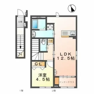 セレーネ【2階】の間取り