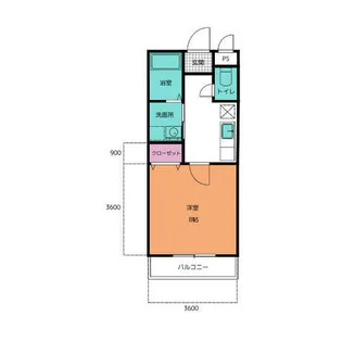 パーシモンガーデン【103号室】の間取り