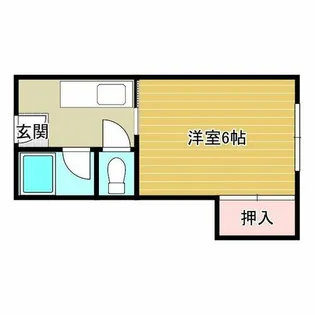 クボタハイツ【1階】の間取り