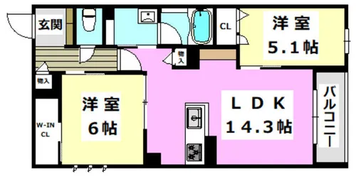 Alivio【2階】の間取り