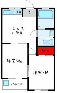 マンション藤【1階】の間取り