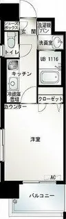 エンクレスト薬院【2階】の間取り