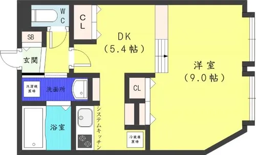 プロヴィデンス南7条【2階】の間取り