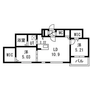 Warmth Inn 南4条【2階】の間取り
