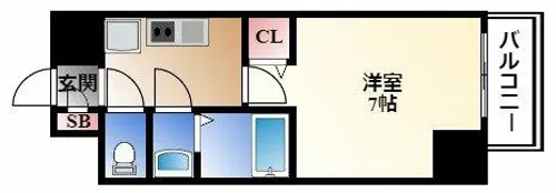 クラシタイヤー新栄【5階】の間取り