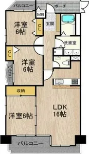 Do鶴見【7階】の間取り