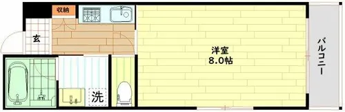 ウィルマンション【3階】の間取り